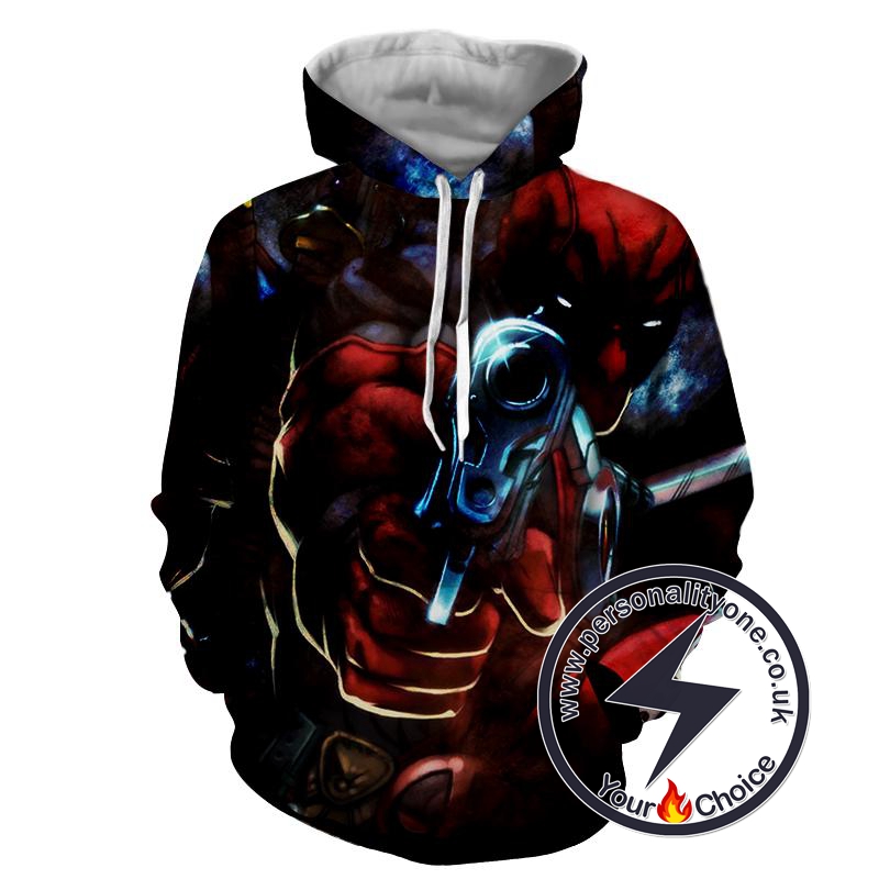 Deadpool - Deadpool 3D - Hoodies